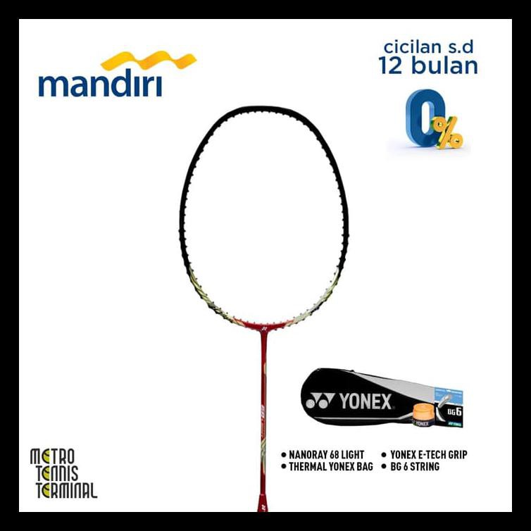 Yonex Nanoray 68 Light (Raket Badminton) PROMO