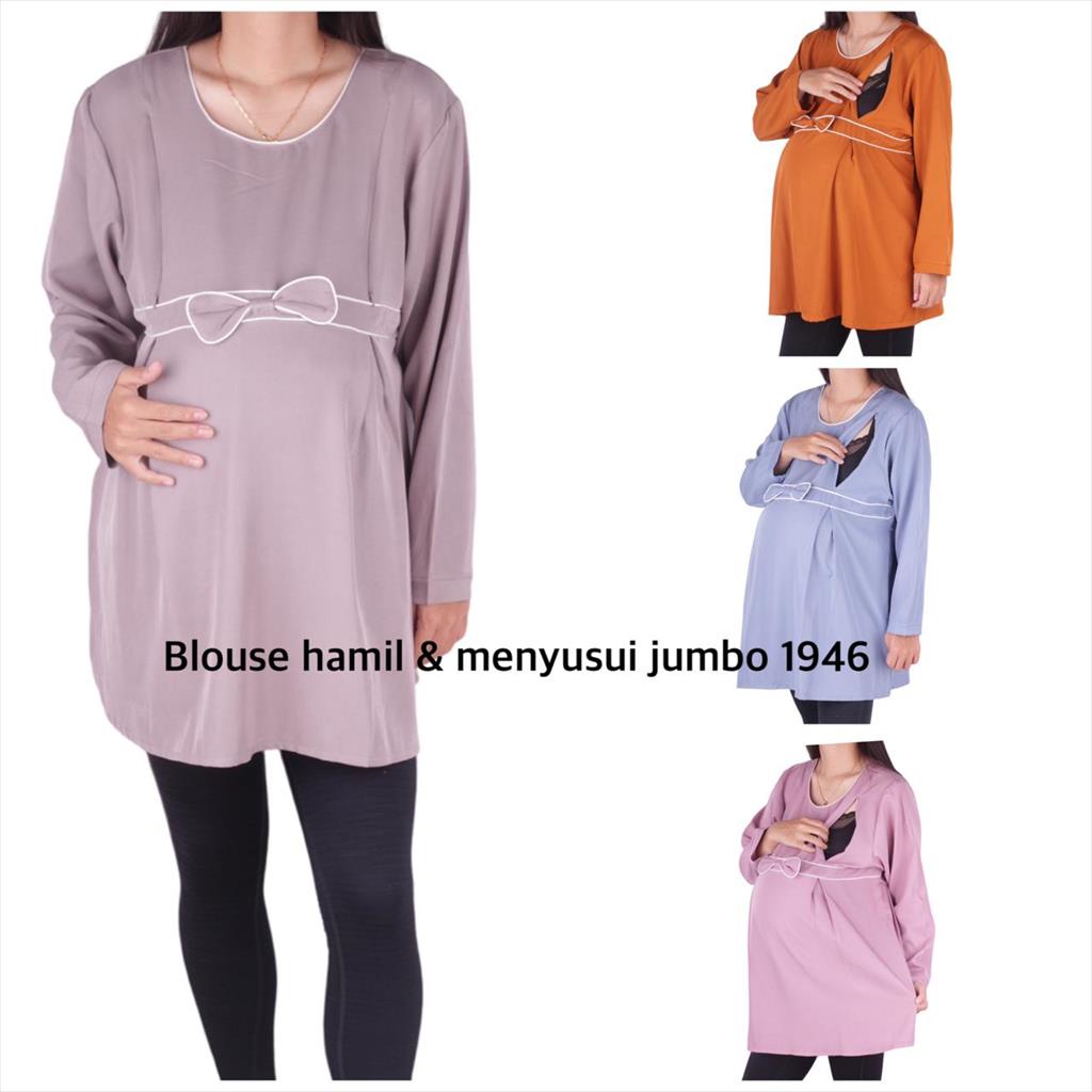 Blouse Hamil Menyusui Jumbo 1946