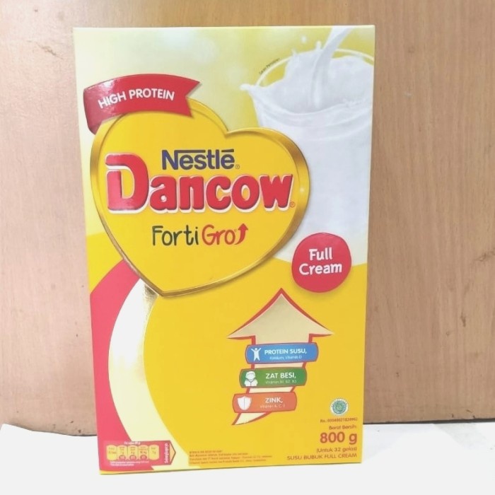 Dancow FortiGro Full Cream 800g susu bubuk untuk anak dan dewasa