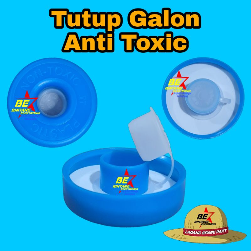 TUTUP GALON DISPENSER ANTI TUMPAH ANTI RACUN FOOD GRADE