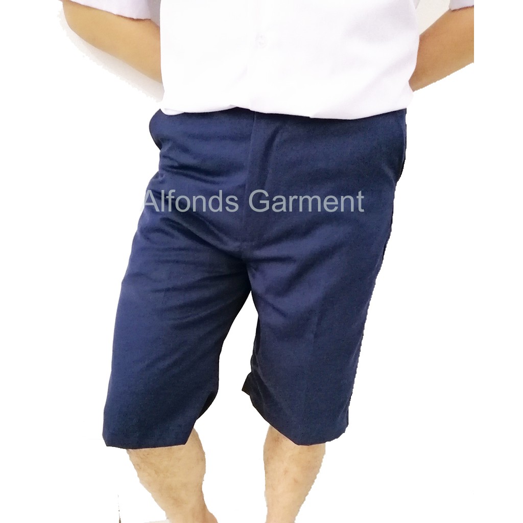 Celana Pendek SMP, Biru, Seragam Sekolah, NAGATA DRILL ORI MURAH