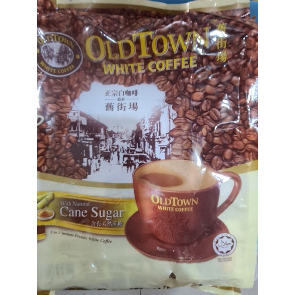 

old town white coffee sane sugar