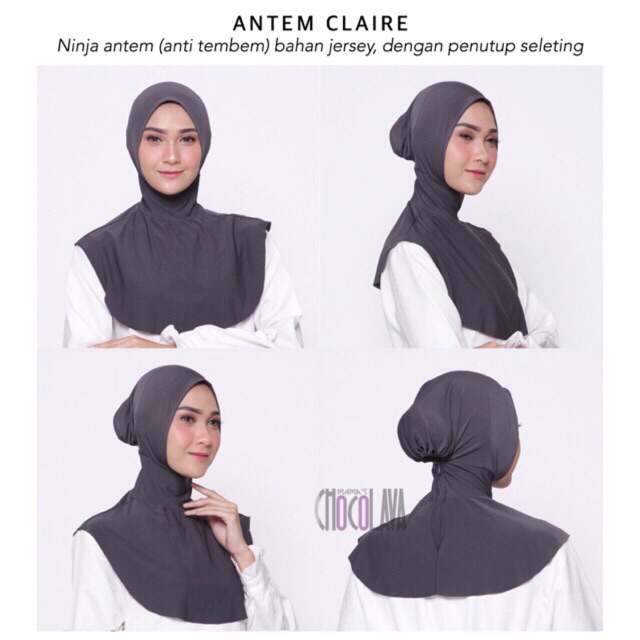 CIPUT NINJA ANTEM+CEMOL HIJAB/DALAMAN JILBAB