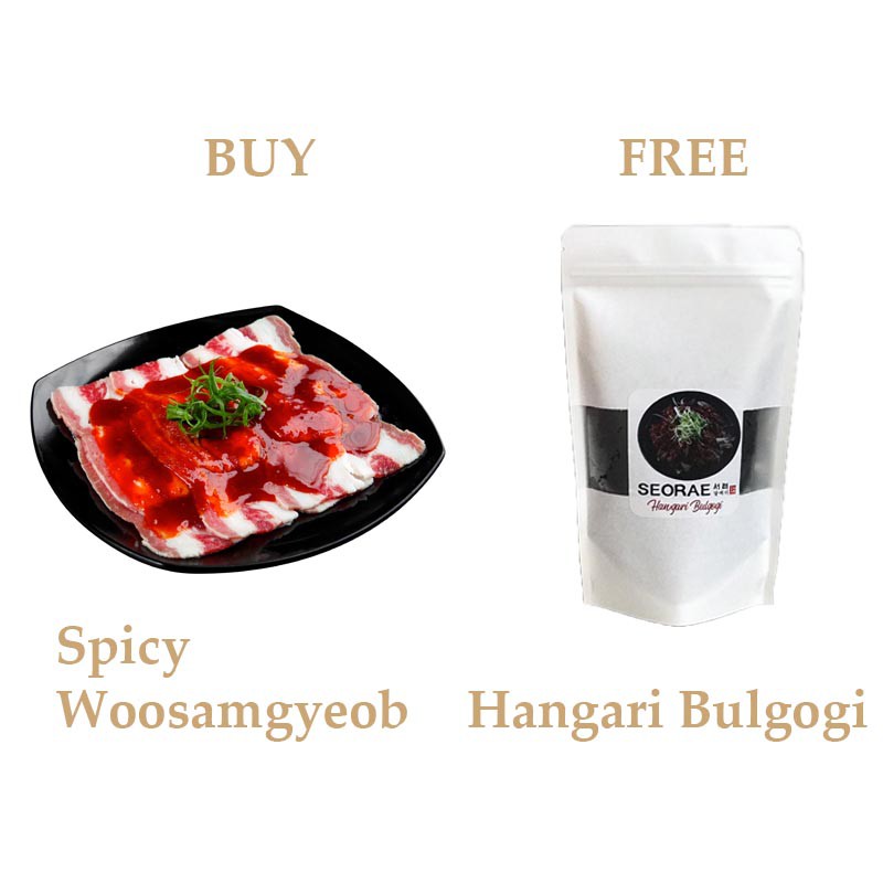 

Promo 11.11 Buy Spicy Woosamgyeob Free Hangari Bulgogi Paste