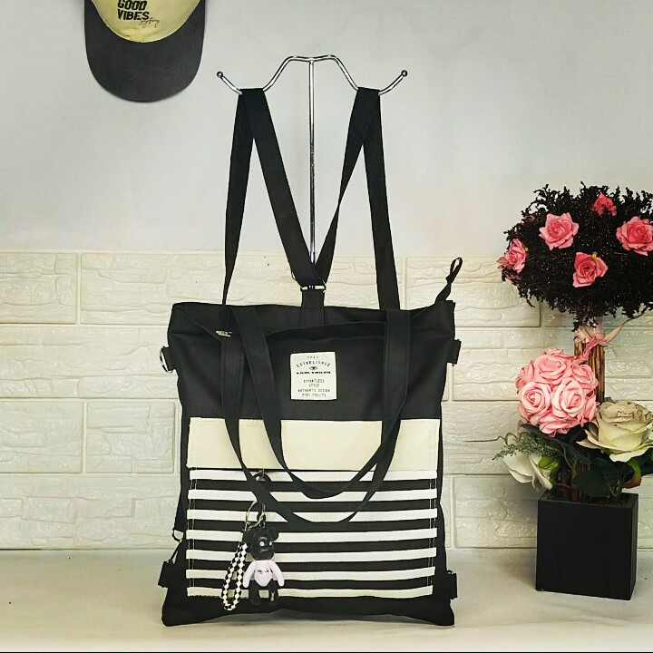 TOTEBAG POLOS  RESLETING / Tote bag BISA CUSTOM SABLON