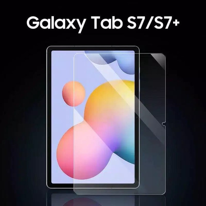 SAMSUNG TABLET S7 S7 PLUS TEMPERED GLASS FULL ANTI GORES