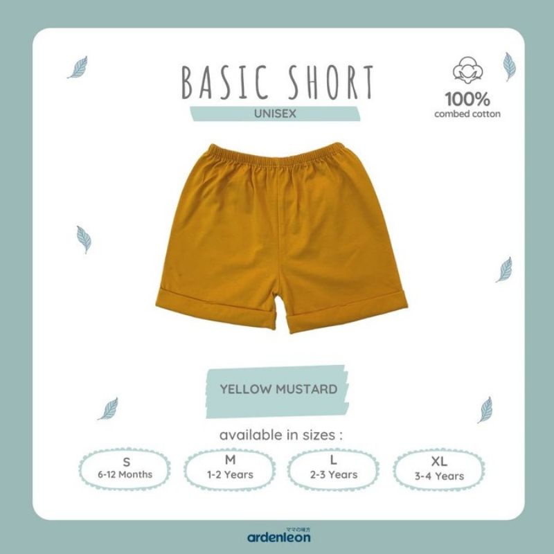 1 Pcs Ardenleon Basic Short Celana Pendek Bayi dan Anak