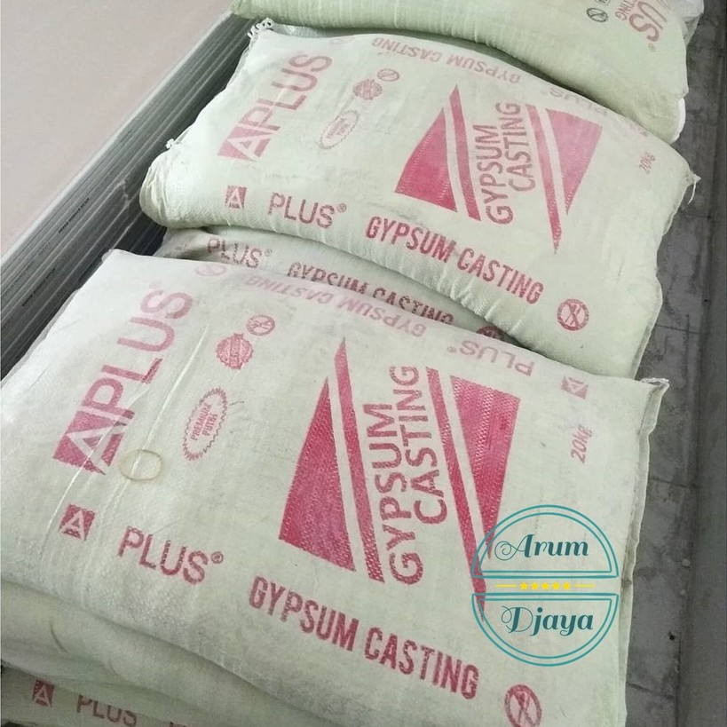 Gypsum APlus Casting Premium Putih - Semen Gipsum Premium Putih 500Gr