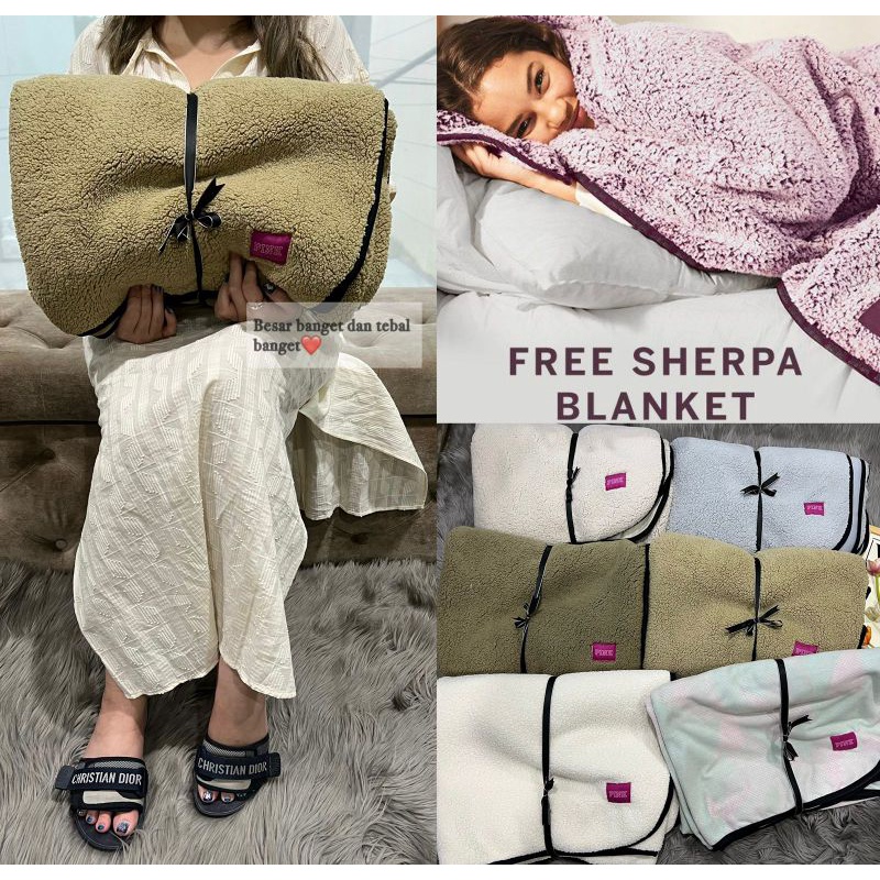 Vs** Sherpa blanket