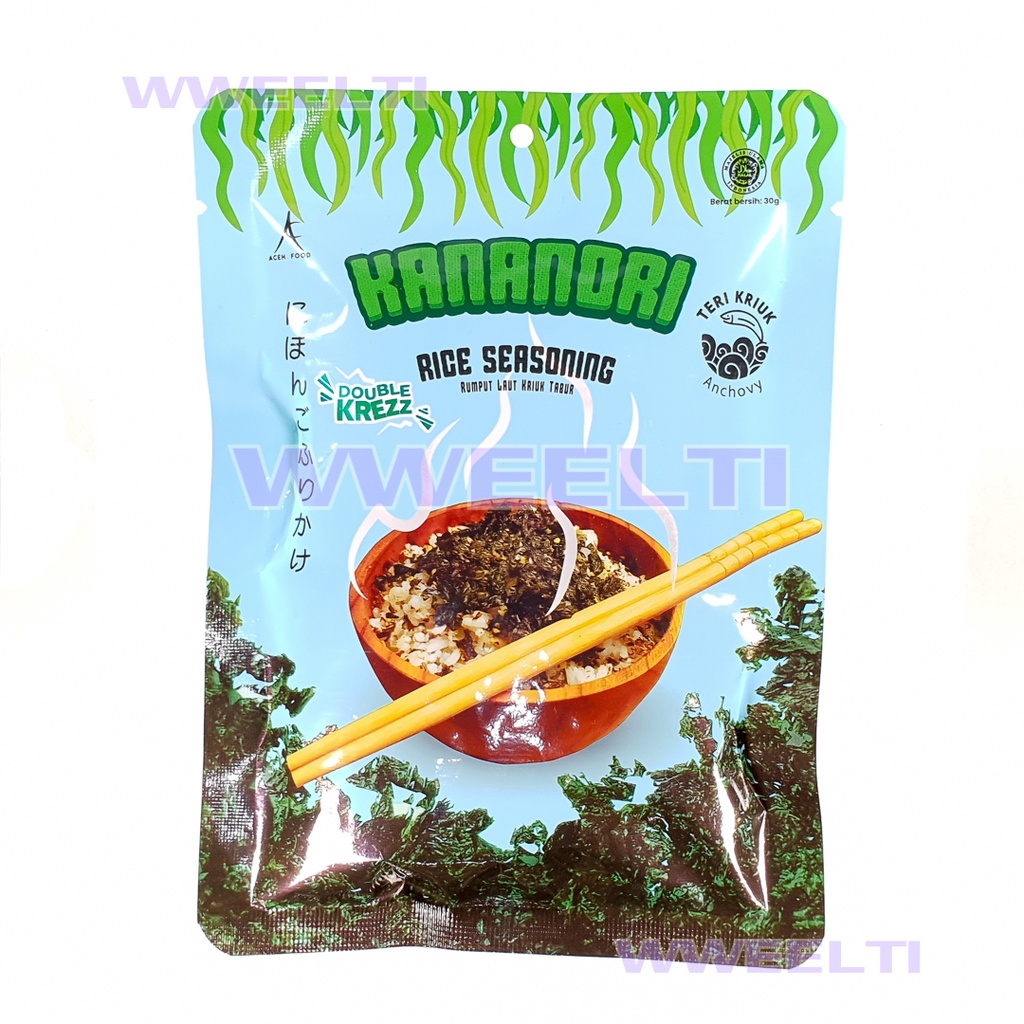 

Kananori Rumput Laut Kering Teri Nasi Medan Siap Makan