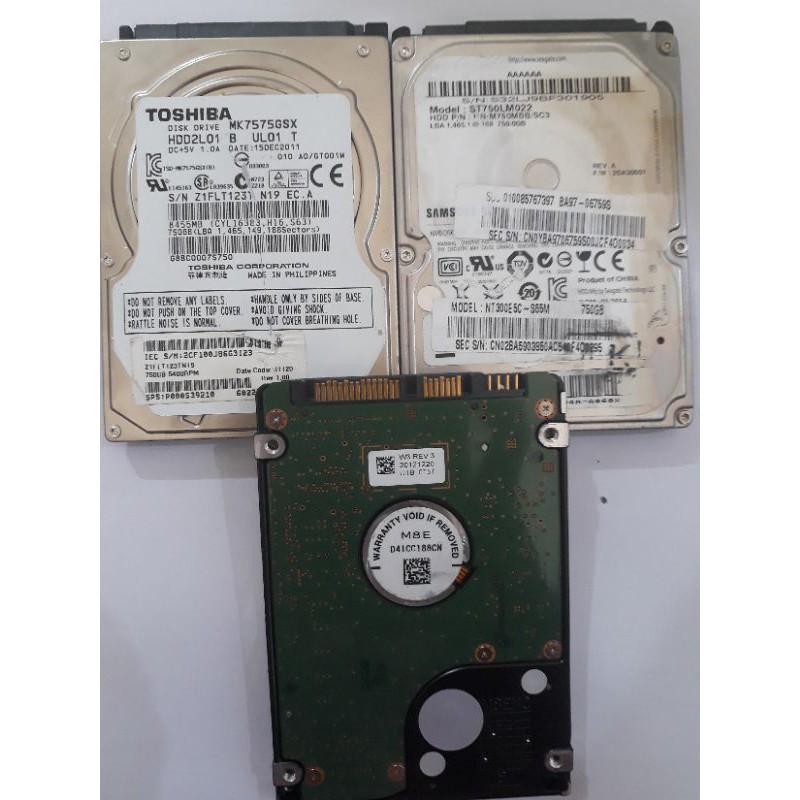 Harddisk Laptop 2.5 750Gb Sata