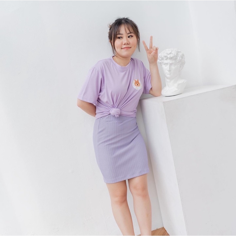 IWEARGRACIE X TIFF - COLOUI SKIRT SET / SETELAN WANITA / SETELAN ROK WANITA