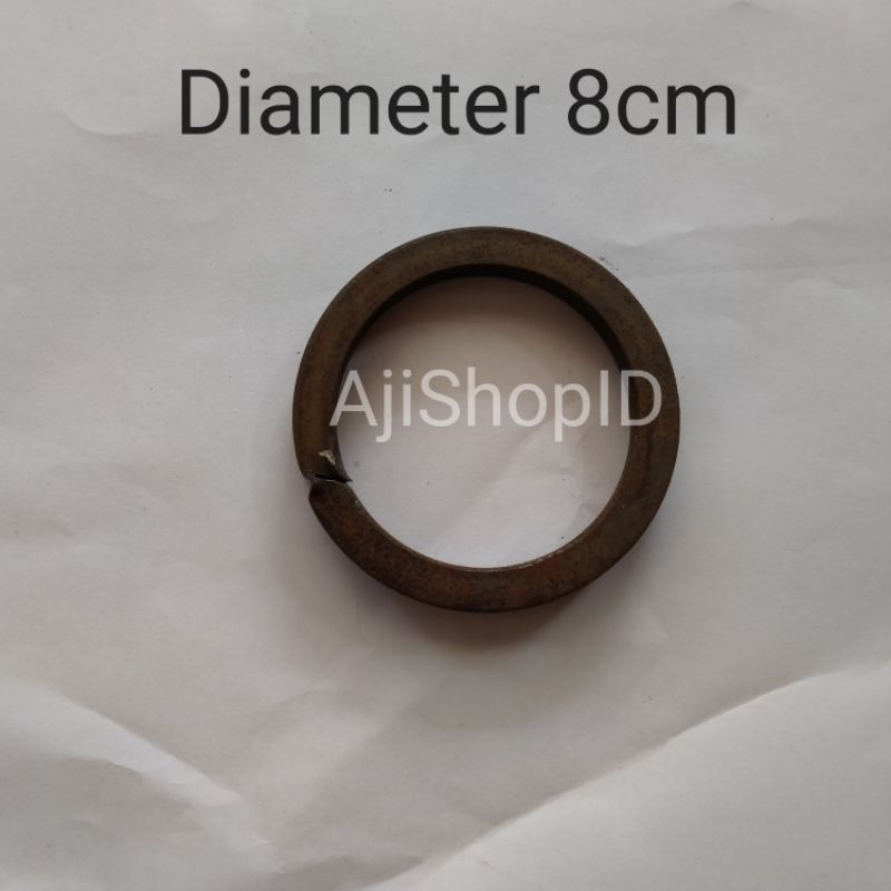 Ornamen pagar besi lingkaran nako diameter 8cm