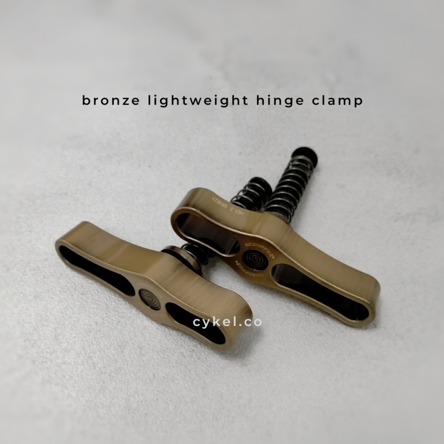 hinge clamp bronze CNC for brompton aceoffix