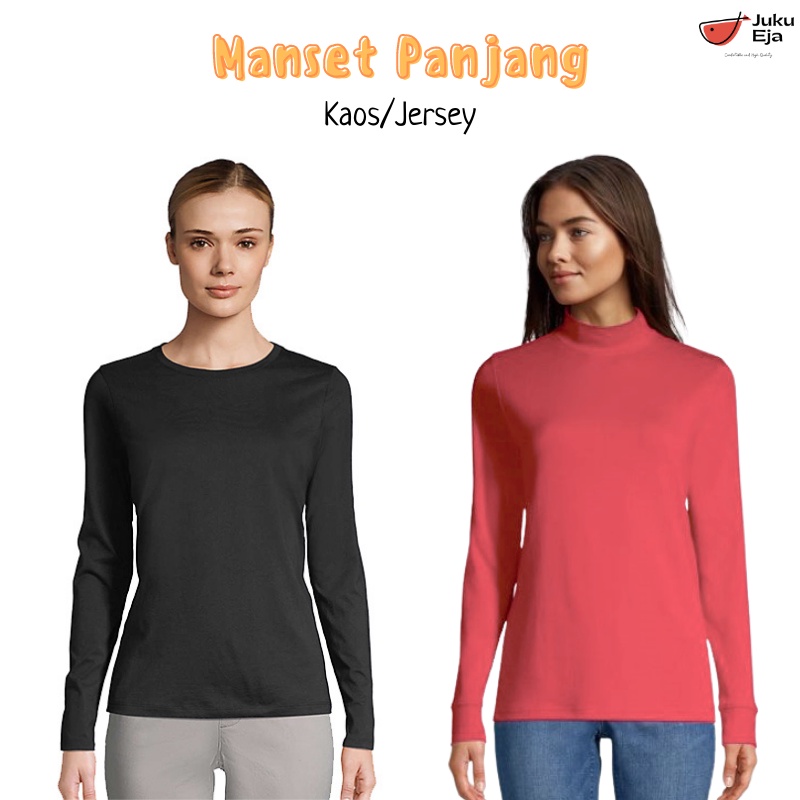 Hafizah Manset Wanita L-XL Kaos / Jersey Lengan Panjang