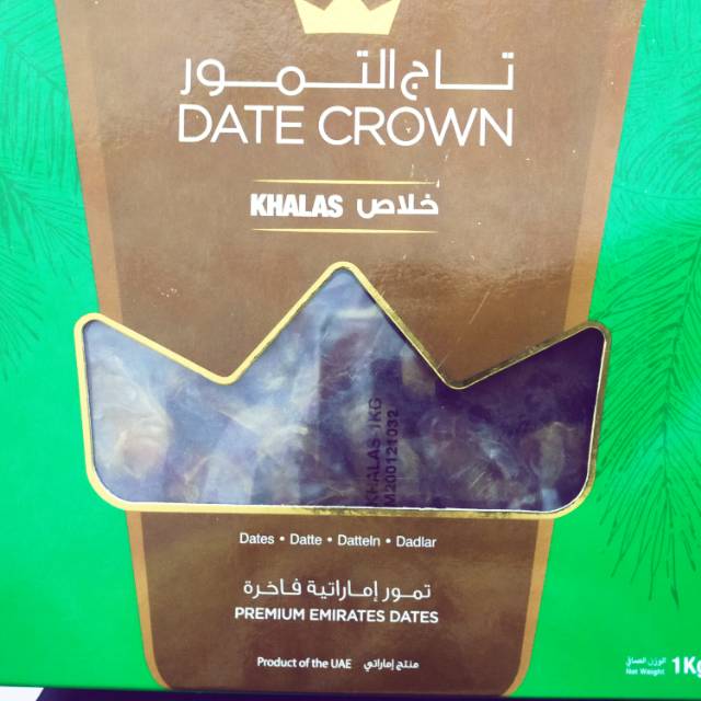 

Kurma Date Crown Khalas isi 1kg