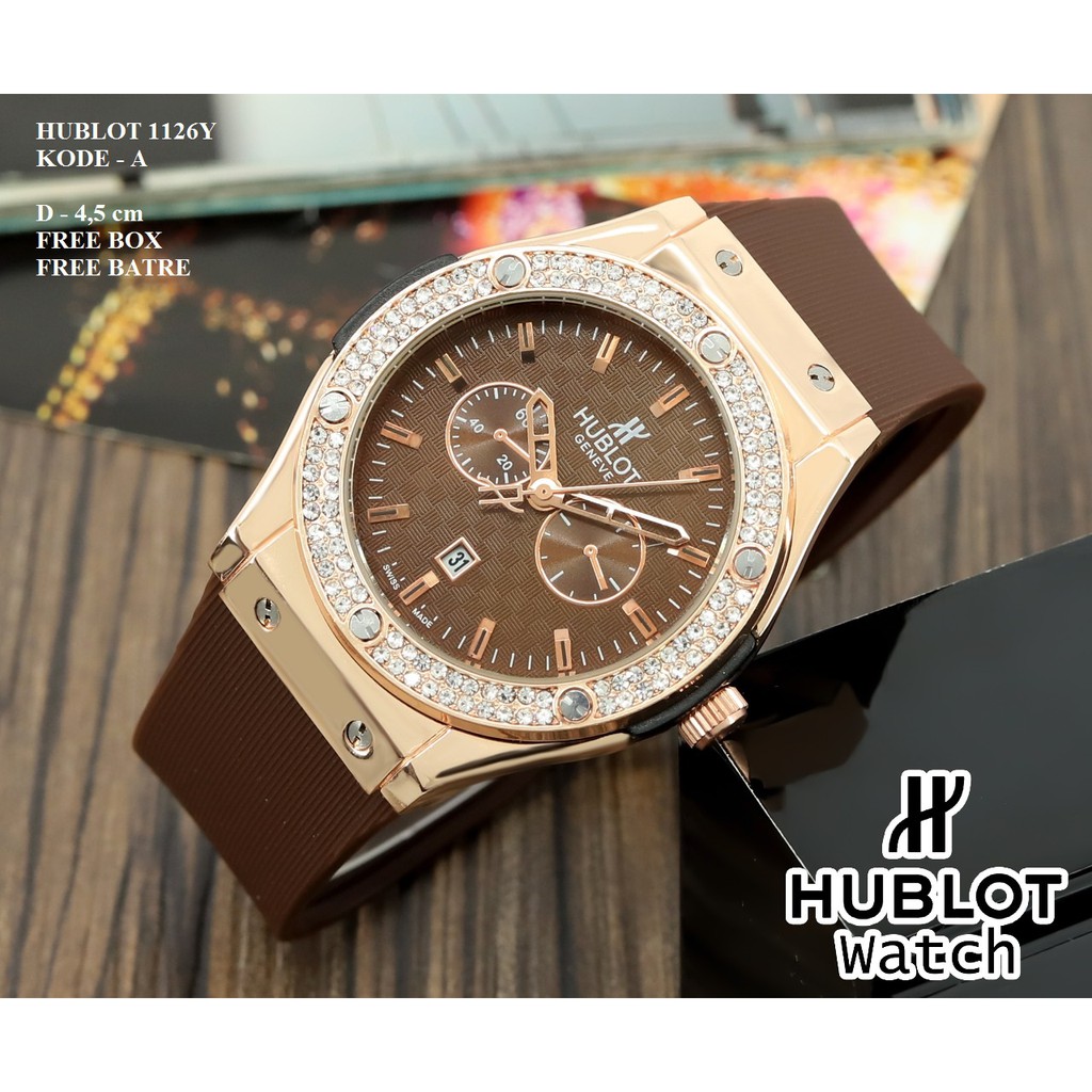 JAM TANGAN HUBLOT 1126Y JAM TANGAN COWO PRIA GROSIR JAM MURAH