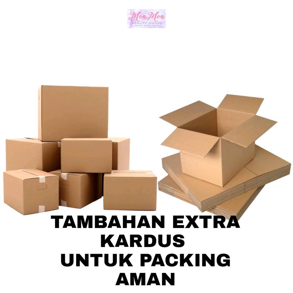 

TAMBAHAN EXTRA KARDUS / BOX UNTUK PACKING ❤️ MonMon