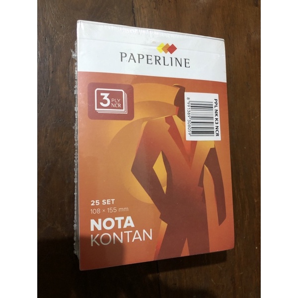 Paperline Nota Kontan 3 ply 25 set 108 x 155 mm