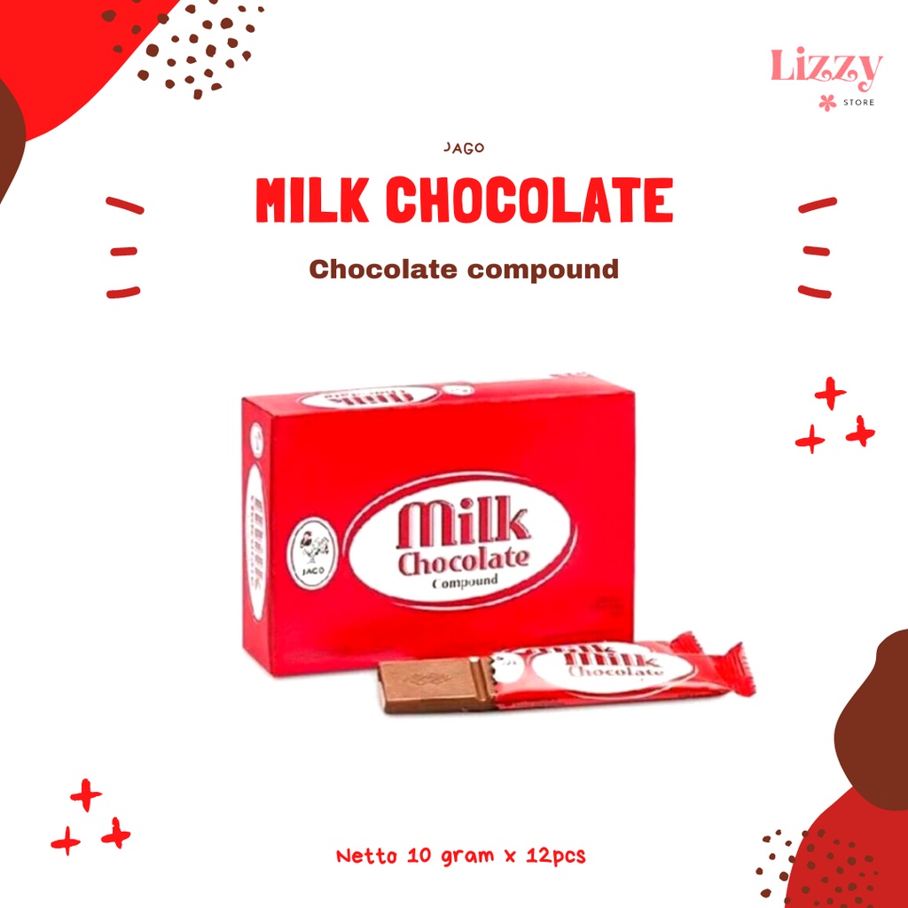 

Milk Chocolate Compound Jago Kemasan 10gram x 13pcs