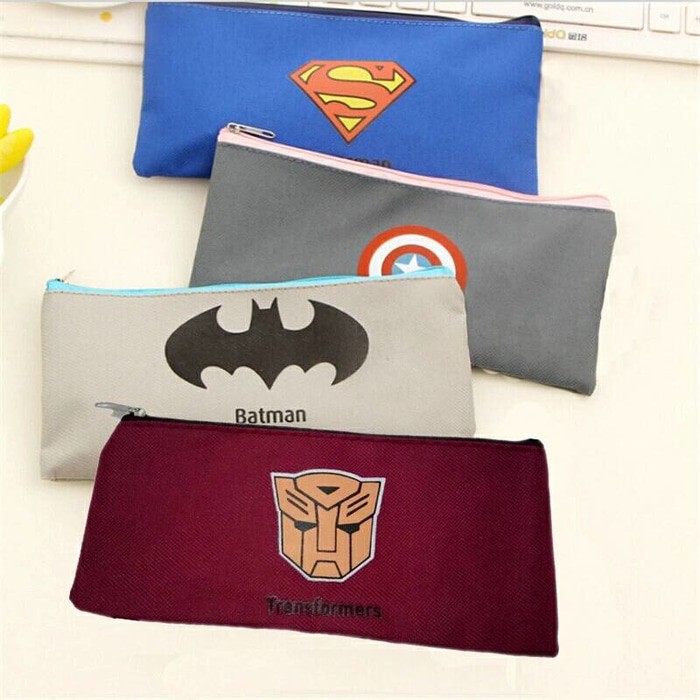 

Bagus awet lucu Tempat Pensil Pencil Case Bag Super Hero kuat original