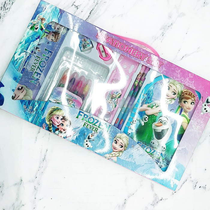 

Tempat pensil set crayon susun frozen - mh