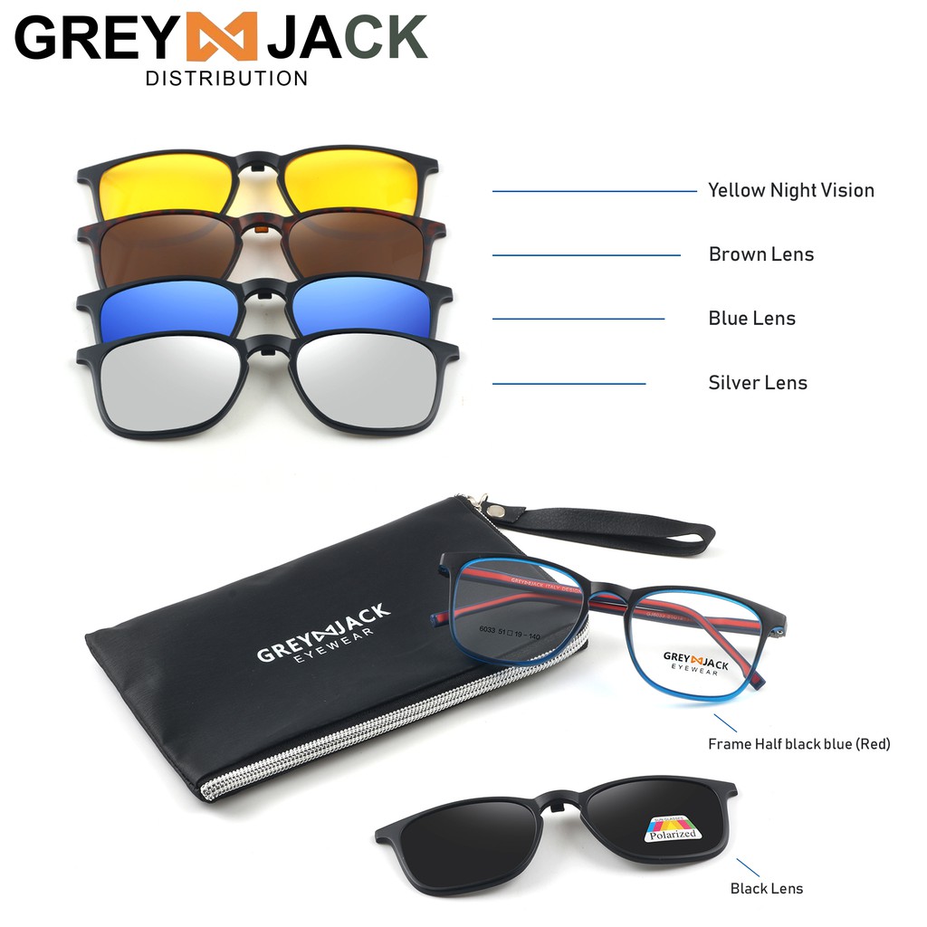 

Kacamata Clip on Grey Jack Kacamata Pria dan Wanita 6033