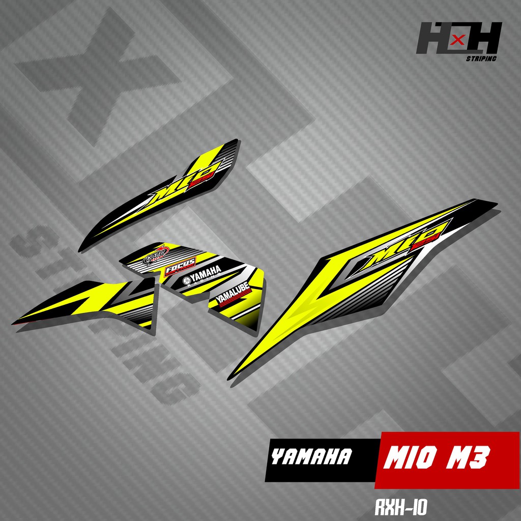 Jual Stiker Striping Lis MIO M3 / Mio Z / Mio 125 Tahun 2014 2015 2016