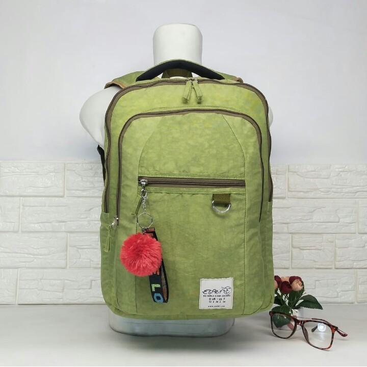 TAS SEKOLAH CEWEK MURAH STYLISH BACKPACK BAHAN IMPORT CRV 008