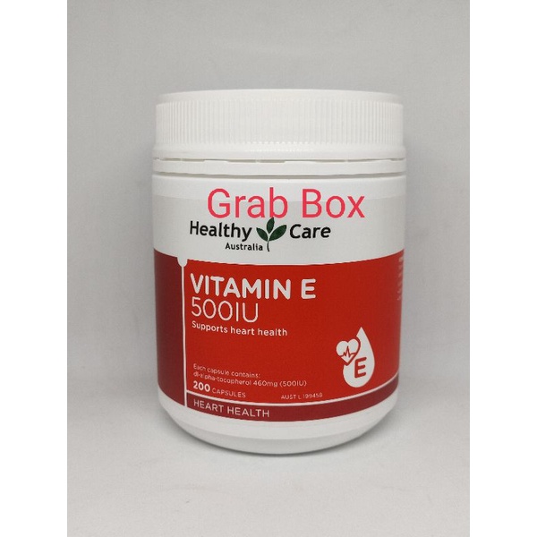 HEALTHY CARE VITAMIN E 500 IU 200 CAPS