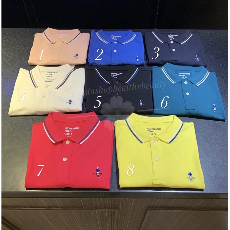 Giordano Polo Shirt Classic Tapered Fit from 429k New Sale