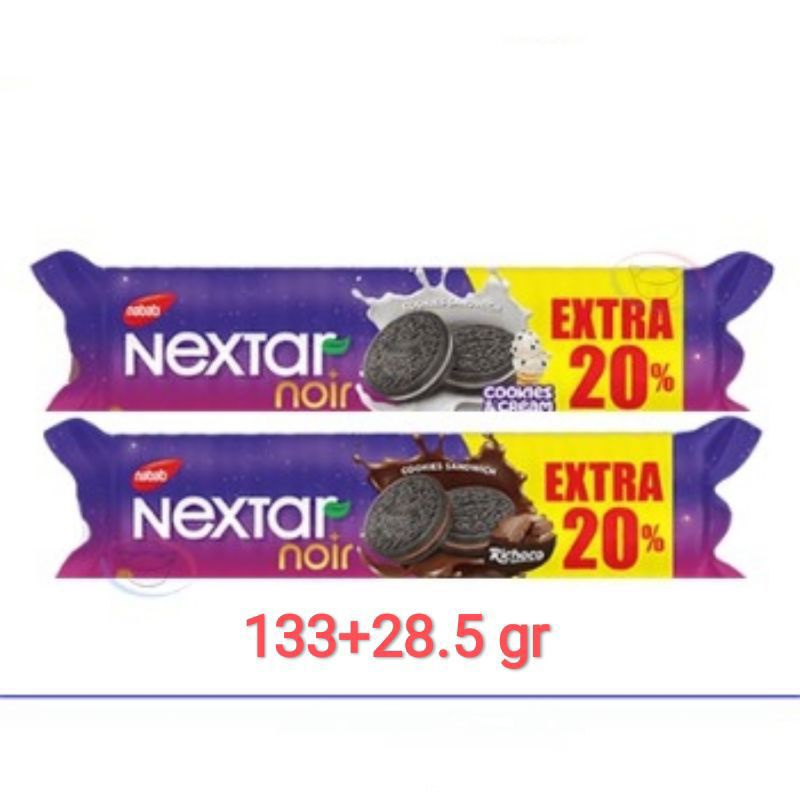 

Nabati Nextar Noir Cookies Sandwich 133+28.5gr