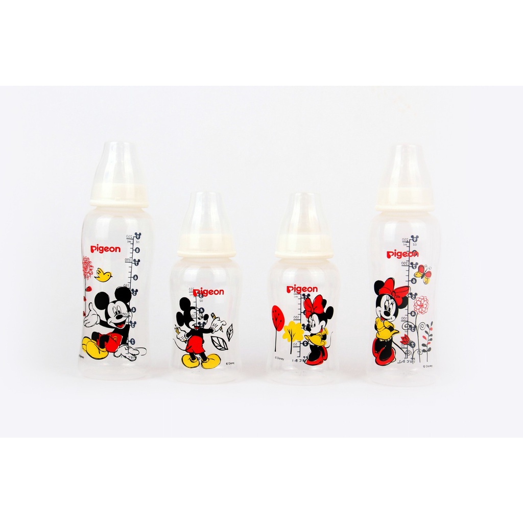 Pigeon Botol Susu Slim Slimneck Flexible Mickey And Minnie Dot Bayi Premium By Lidyamomnbaby