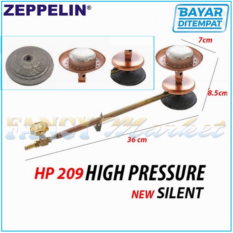 Promo Kompor Gas semawar zeppelin HP 209 (SILENT) Best seller- PROMO NEW