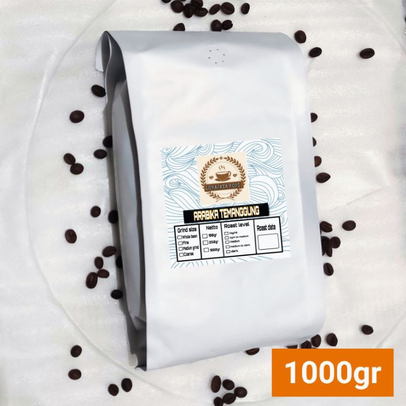 

kopi arabica temanggung roastbean biji sangrai 1kg