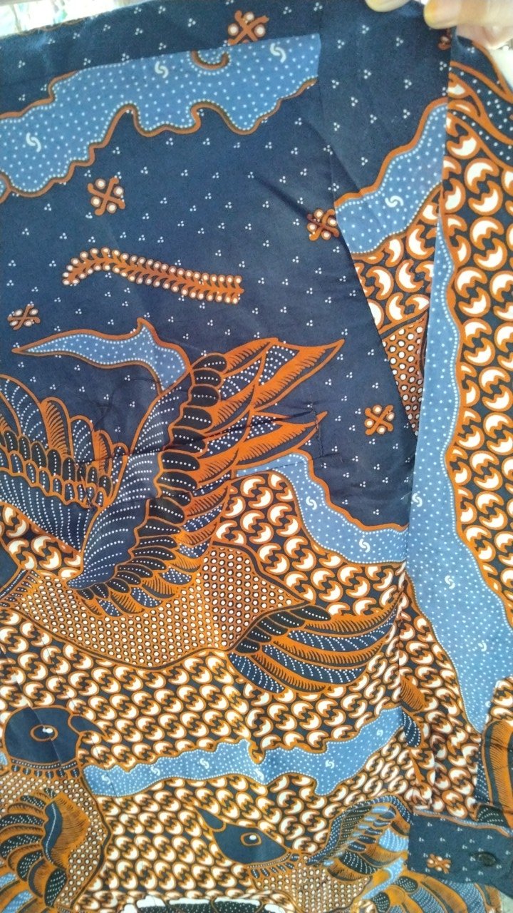 Kemeja Batik Peksi Langit Full Furing Katun Halus Sragenan Size M-xxl High Quality