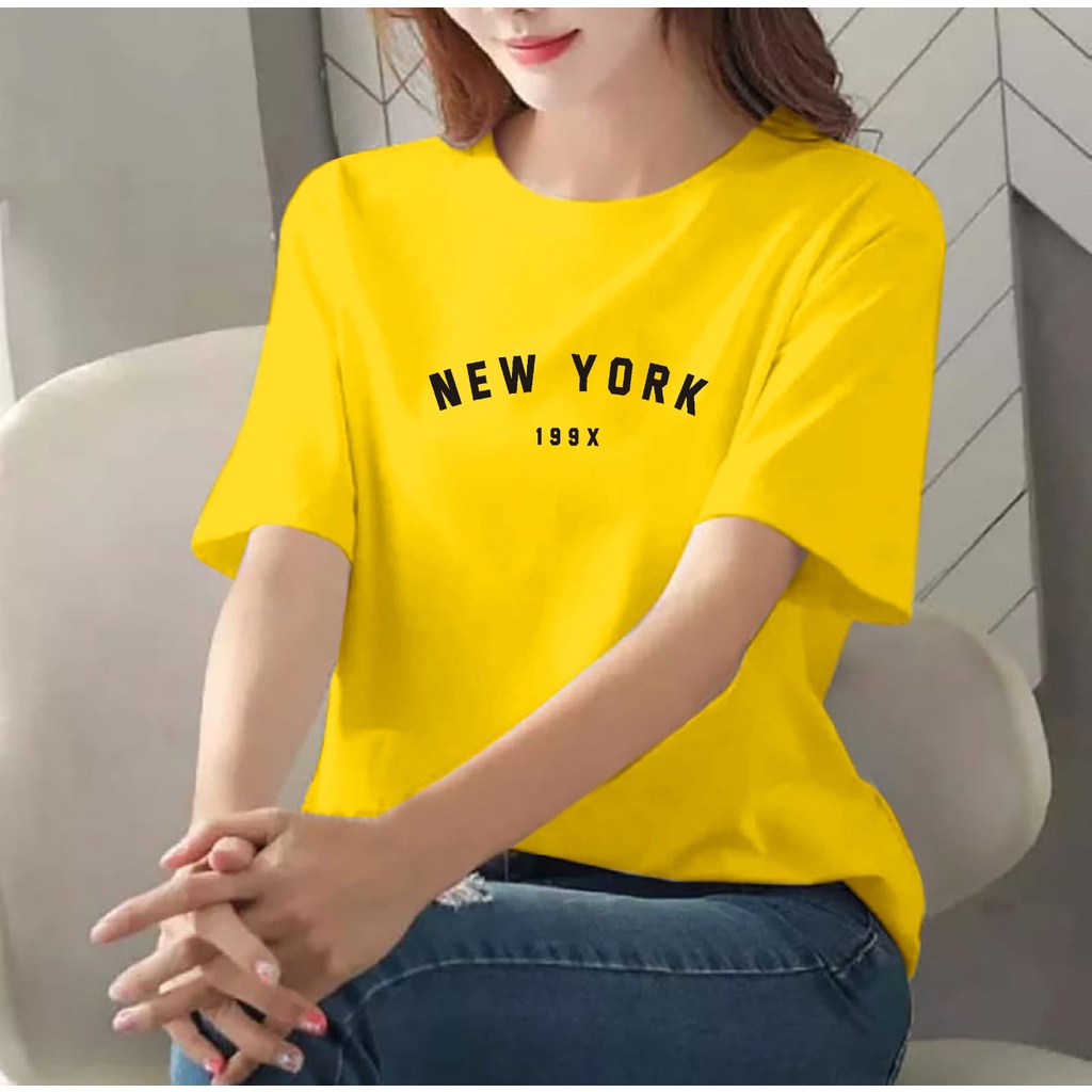 COLLECTION COOLS - BISA COD~BAJU NEW YORK LENGAN PENDEK GIRL TERBARU-KAOS DISTRO WANITA KEREN LENGAN PENDEK KEKINIAN-BAJU CEWEK TRENDY TERLARIS