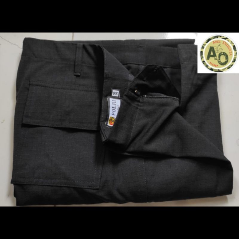 CELANA PDL JATAH POLRI ORIGINAL HITAM BRIMOB