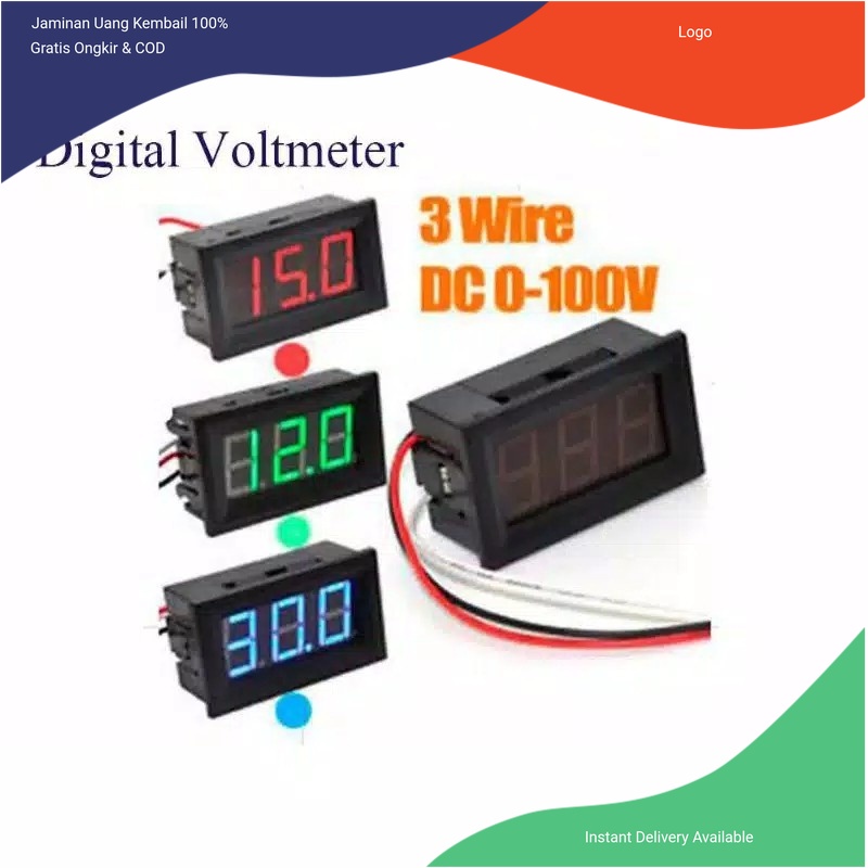 

VOLT METER DIGITAL MERAH DC