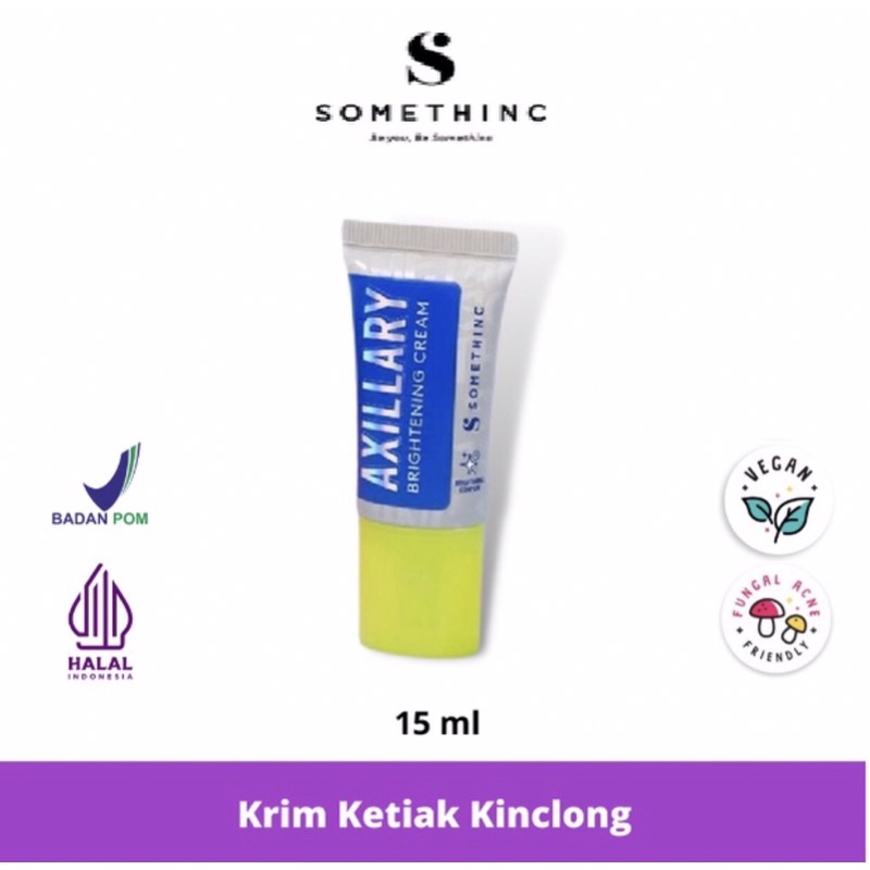 Somethinc Axillary Brightening Cream 15ml Krim Pemutih Ketiak