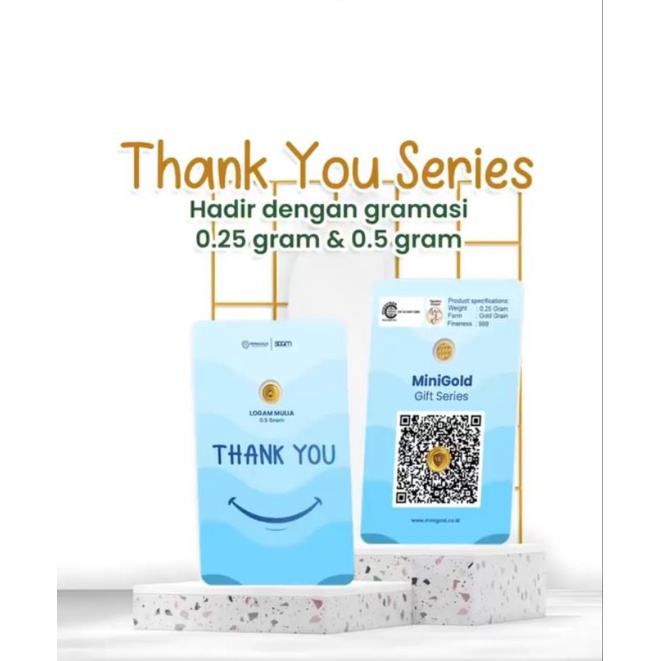 Minigold Thank You Logam Mulia 0,25 gram