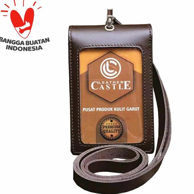 

Id Card Kulit Asli Card Holder Kantor/Kerja Gantungan Kartu Lanyard Terlaris