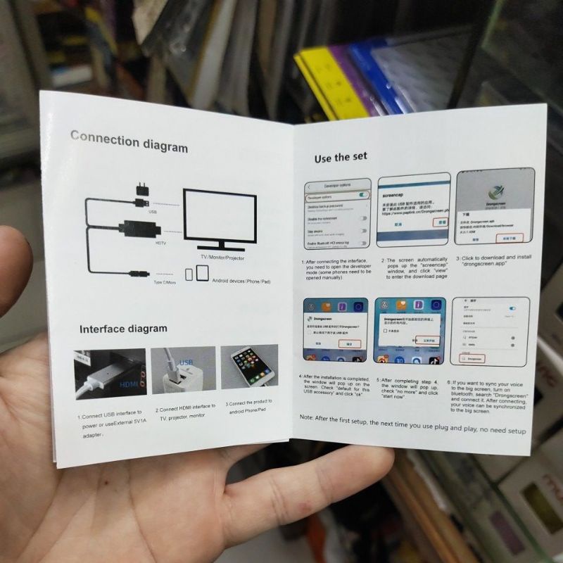 HDTV KABEL 3IN1 TYPE C + LIGHTNINIG + MICRO V8 KABEL HDMI BUAT HANDPHONE KE TV