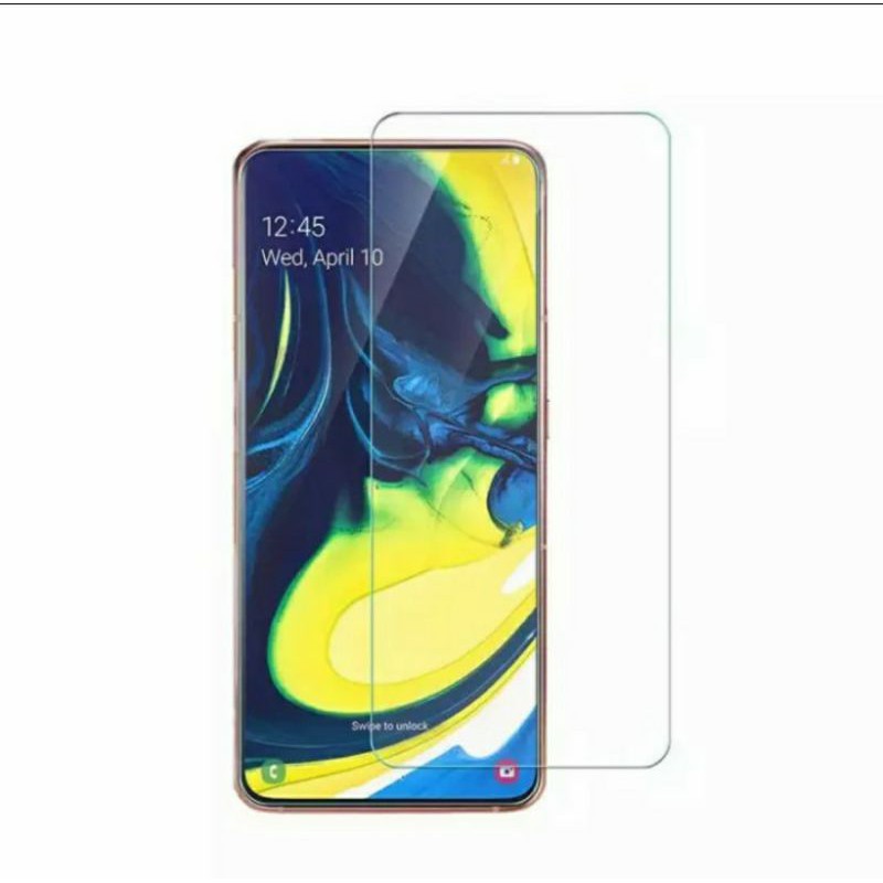 Samsung A80 tempered glass anti gores kaca bening