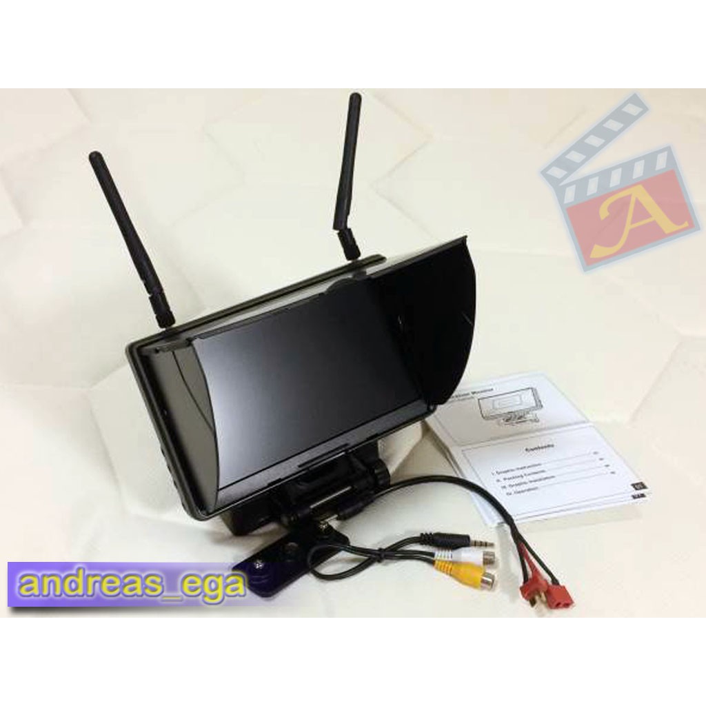 FPV Set: Monitor LCD Boscam Galaxy "D2" Diversity LCD TFT 7" + Receiver 5,8Ghz