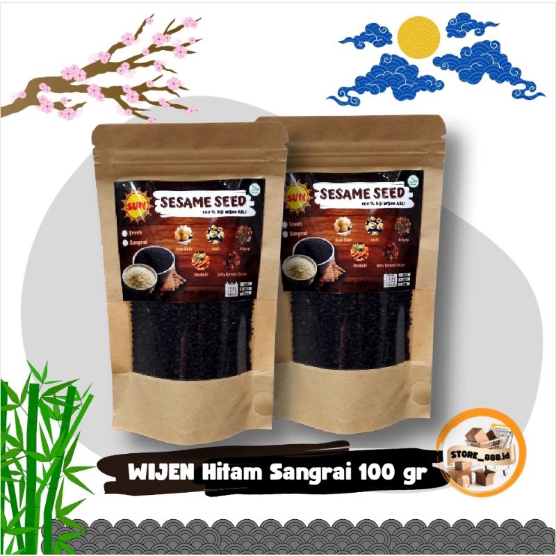 

Wijen hitam sangrai 100 gram Wijen hitam Black sesame Wijen panggang Wijen hitam panggang Biji wijen hitam Wijen Wijen sangrai Black sesame seed