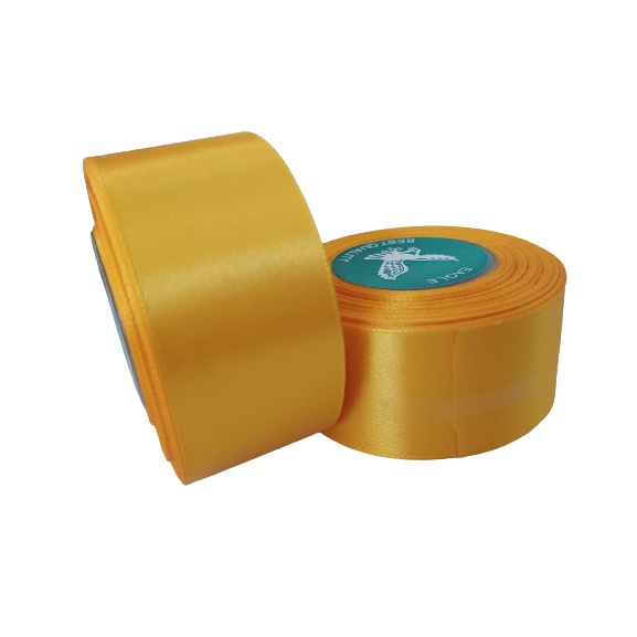 

Pita Satin Kuning 1.5 inch / 4cm Per Roll