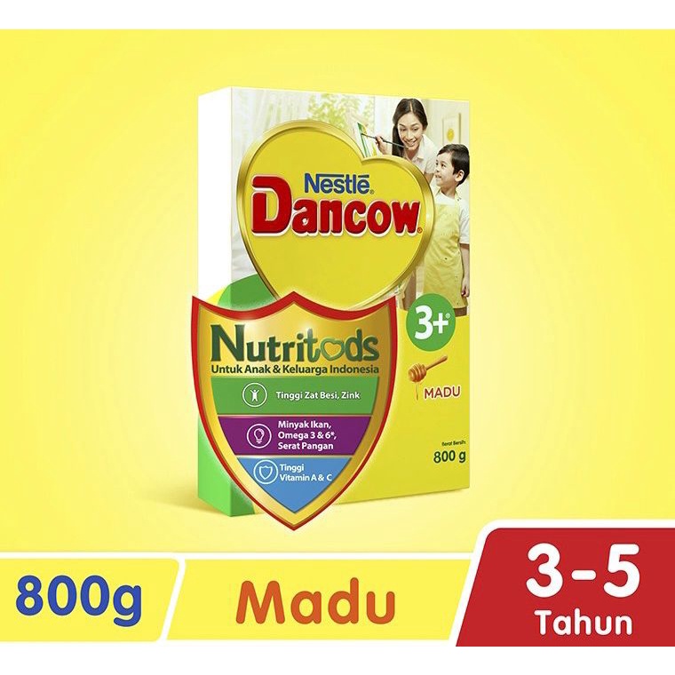 SUSU DANCOW 1 PLUS 3 PLUS 5 PLUS 750GR , 1 KG / 1+ 3+ RASA MADU DAN VANILLA / DANCOW FORTIGRO FULL CREAM / FORTIGRO COKLAT 800GR