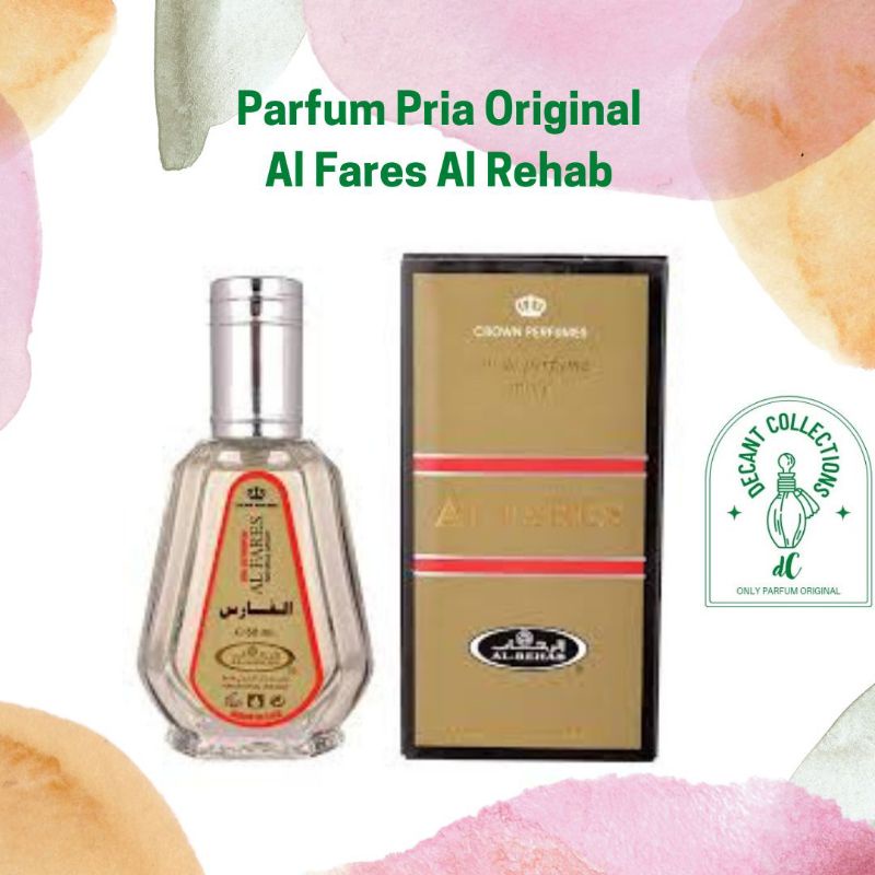 Parfum Pria Original Al Fares Al Rehab Spray