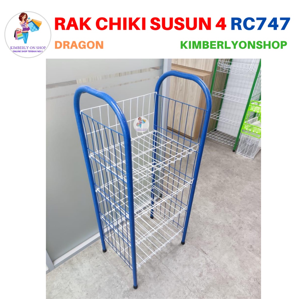 Rak Chiki Snack Rak Display Serbaguna Susun 4 Dragon